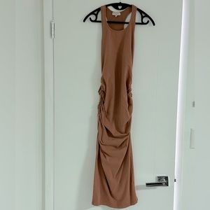 Michael Stars Ruched Midi Dress